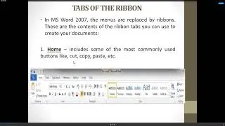 MS WORD THEORY PART 1