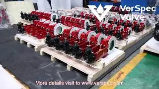 VerSpec Polyurethane (PU) full lined knife gate slurry valve