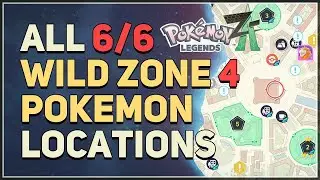 All Wild Zone 4 Pokemon Locations Pokemon Legends Z-A