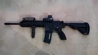 Unboxing of vfc hk416 plus a little bit of a review