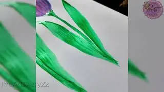 Paint 🌷 with me... 🖌️🎨#tulip #fowers #viral #theartdiary22 #painting #art #artandcraft #drawing 