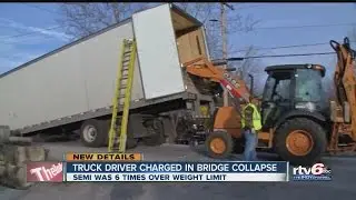 Truck driver charged in bridge collapse