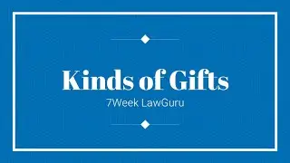 Kinds of Gifts | Muslim Law | Easy Way | in Hindi