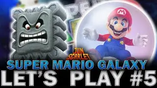 UNE PLAGE SALADIER, UNE BIBLIOTHEQUE ET DES THWOMPS - Let's Play#5 / SUPER MARIO GALAXY