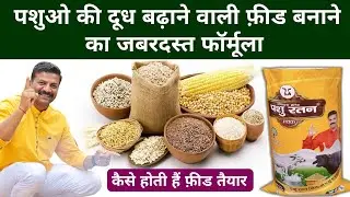 दूध बढ़ाने वाली फ़ीड घर पे कैसे तैयार करें👌| Milk increase Feed formula of Vicky Pansari #vickypansari