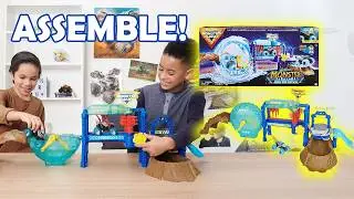 How to Assemble Monster Jam Megalodon Monster Car Wash Assembly and Demo