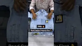 Denim Jackets Offer Just Rs: 199/-💥 | Jackets For Boys #shorts #kingchoice70 #denim #jacket #viral