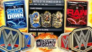 BATTLE OF THE BRANDS PACK OPENING!! | WWE SuperCard