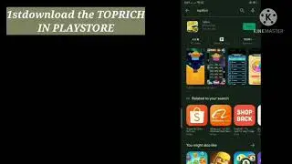 FREE APP TO EARN MONEY...TOPRICH