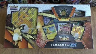 Raichu GX Shining Legends Special Collection Opening