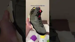 #DHgate DHGATE JORDAN 6 TRAVIS SCOTT UNBOXING & REVIEW #shorts #shoes