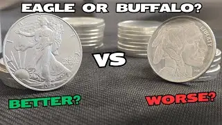 Silver Eagles vs. Silver Buffalo's – Which is Best to Stack?