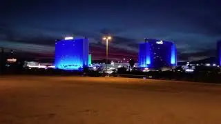Night view Laughlin casinos