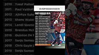 IPL first hundred in 2025 ipl 😱#shorts