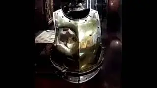 Armor of a cavalry soldier directly hit by a cannonball while in the Napoleonic Army #army #shorts