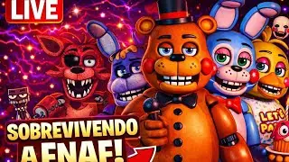🔴 T&Aacute; DIF&Iacute;CIL SOBREVIVER  FNAF! 😰 | LIVE + MINECRAFT