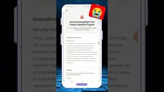 Account disqualified from creativity programe beta,😭#uktiktok#tiktok #USATikTok##disqualified#short