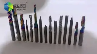 End Mill Collection &ndash; Multiple Models 🧰🔪#cncmill #cnctools #woodworking #cnc