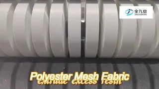 remove air bubbles during making frp pipeline polyester mesh fabric with high tear resistance