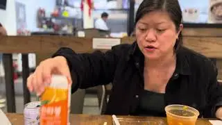 Jjamppong and Pork Dumplings in H Mart Arcadia