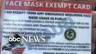 Are there valid medical exemptions from wearing masks?