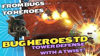 From Bugs to Heroes: Tower Defense with a Twist!