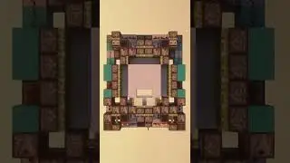 Small 4x4 Trapdoor  #minecraft #redstone