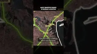 Most sensitive points in Russian logistics - Full video in the comments #shorts