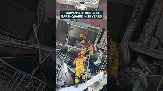 Taiwan&rsquo;s Strongest earthquake in 25 Years #shorts #taiwan #studyiqpcs #currentaffairs2024