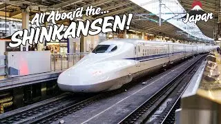 Riding the Shinkansen (Bullet Train) from Kyoto to Tokyo!