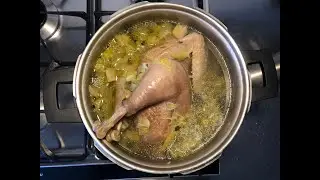 Suppenhuhn kochen