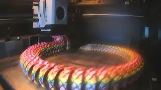Bambu Lab P1S - timelapse - Kobra multicouleurs