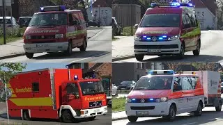 Einsatzfahrten zu Dachstuhlbrand in Kirchhatten (LK Oldenburg)