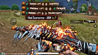 Mad scarecrow AKM-Level 7 🔥 PUBG NEW STATE GAMEPLAY