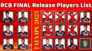 IPL 2023 | RCB Released Players 2023 | Royal Challengers Bangalore Squad 2023