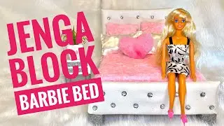 Jenga Block Barbie Bed