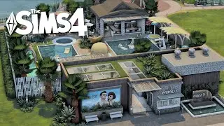 🌴 New Crest Community Pool 🏊🏻| Sims 4 Stop Motion | NO CC