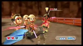 Wii Sports Resort　チャンバラ（Chamera）組み手（Assembler）　stage20　夕暮れの火山の逆襲（The Volcano's Revenge at Dusk）