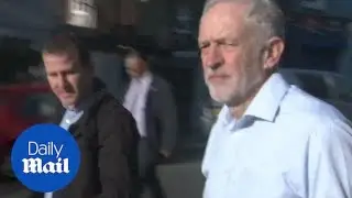 Moment Jeremy Corbyn refuses to comment on Kelvin Hopkins - Daily Mail