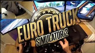 Euro Truck Simulator 2 with Logitech G920 Wheel (feet/wheel cam)