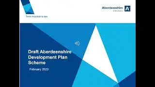 Development Plan Scheme Presentation