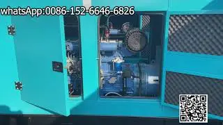 British Ricardo 100kw 125KVA silent canopy diesel generator set with R6105AZLD diesel engine