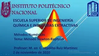 MATLAB//Programación//Método de Newton-Raphson