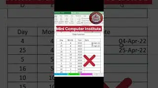 Combined date in excel #mci#excel#excelfunction#shortvideo #shorts#trending #trend