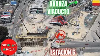 IMPRESIONANTE PROGRESO en Construcci&oacute;n de Estaci&oacute;n 6 Metro de Bogot&aacute; 🇨🇴 - Av. 1 de Mayo Tramos WF2-3