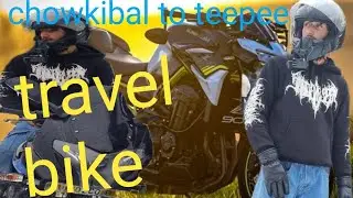 Dangerous & Beautiful Ride 😍 Chowkibal to Teepee | Bike Travel Vlog