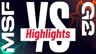 G2 vs MSF Highlights | LEC Week 8