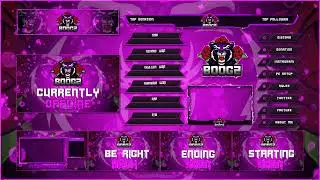 Twitch Stream Overlay And Mascot Logo ideas
