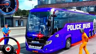 Police Bus Rescue Driving Simulator - US Prisoner Bus Transporter Driver 3d - Android Gameplay