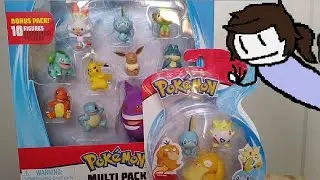Распаковка набора фигурок Pokemon Battle от Wicked Cool Toys (Генгар и Псайдак).